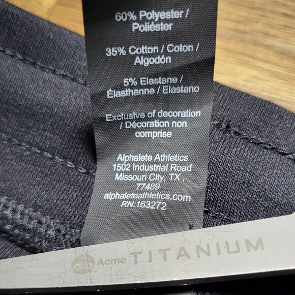 Alphalete Men's Shorts Size XS Blackout Essential Core Jogging Sports Activewear - Picture 5 of 7